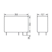 WAGO - Schaltrelais Elementarrelais 788-936 DC 24V,2Wechsler − 8 Stück