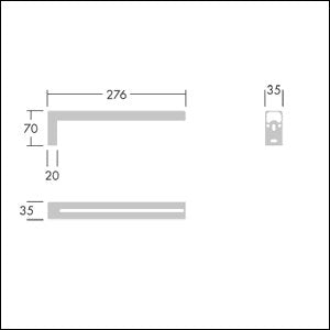 Thorn - Mechanisches Zubehör/Ersatzteile für Leuchten Befestigung VoyagerStyle115MS90°