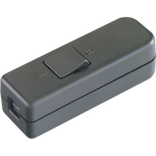 Bachmann - Schnurschalter/-dimmer Schnur-Zwischenschalter 924.047 Serie 8006 s/s