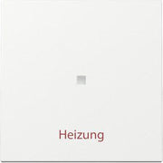 Gira - Abdeckung/Bedienelement für Installationsschalterprogramme Wippe Kontrollf. + Heizung 367803 Ein/Aus Reinweiß