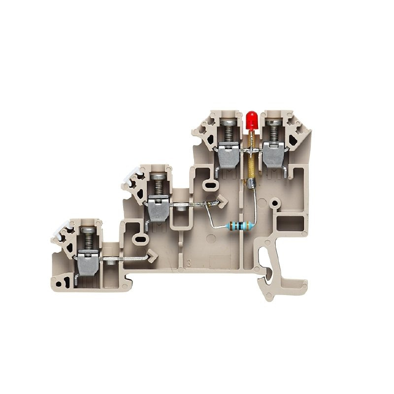 Weidmüller - Initiator/Aktor-Reihenklemme Klemme DLI2.5/LD-RT/NPN-+DB Schraubansch.,2.5mm² − 50 Stück