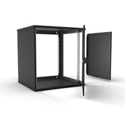 Enoc - Netzwerkgehäuse 19" Basic Wandschrank W3 12-5-P-S 12HE, 500mm Tief, sw