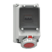 Bals Elektrotech - CEE-Steckdose abschaltbar, abgesichert (IEC 60309) Wandsteckdose abgesichert 15144 63A 4p 400V 6h IP67