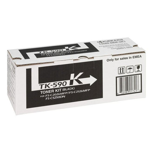 Kyocera - Verbrauchsmaterial für Telefax/Drucker/MFC Lasertoner TK-590K sw 7.000 Seiten,schwarz