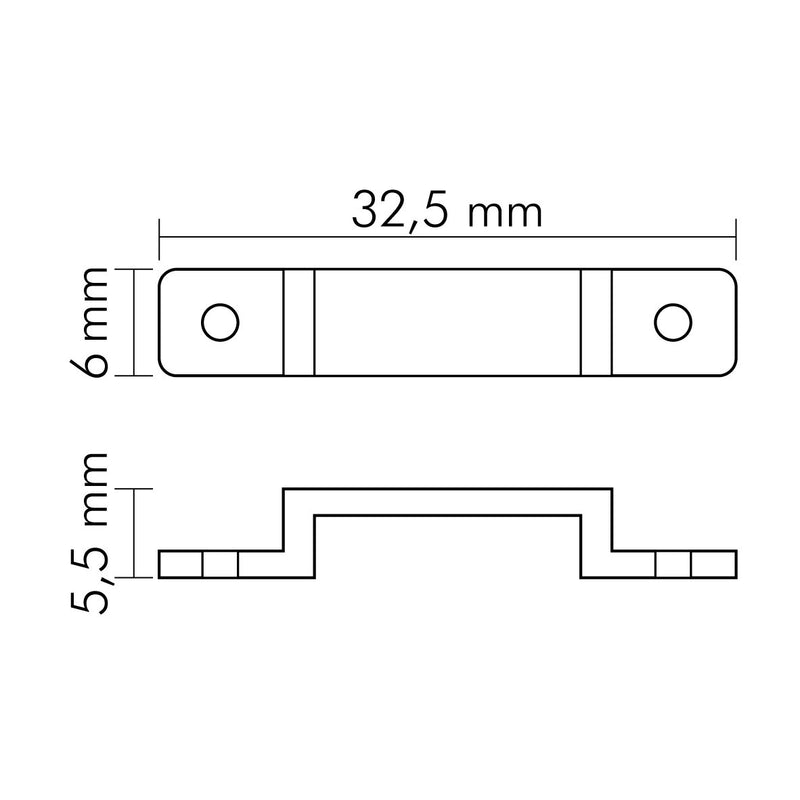 Nobile - Zubehör/Ersatzteile für Lichtschlauch/-band Befestigungsclip 10er Set 5011146706 − 1 Stück