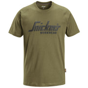 Snickers Workwear - T-Shirt Logo T-Shirt 25903100004 S khaki-grün