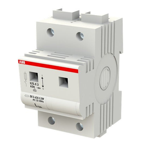 ABB Stotz S&J - Schalter für Reiheneinbau Sich.-Lasttrennschalter ILTS-E2D0 D0,2P.,63A