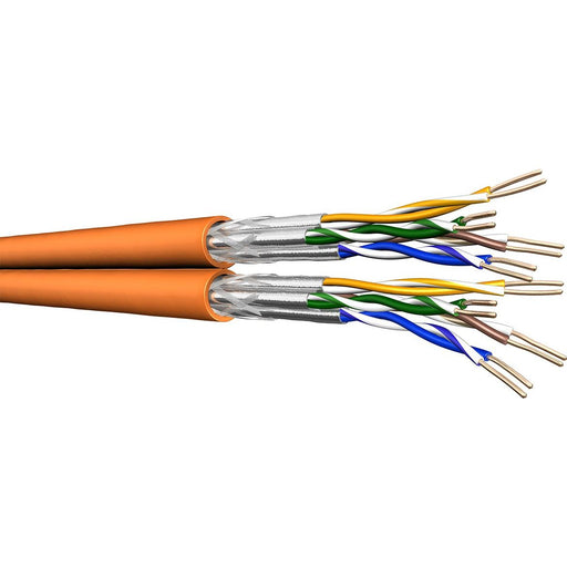 Draka Comteq (DNT) - Daten- und Kommunikationskabel Communication Cable Kat.7 60044700-Eca-T500 8P S/FTP AWG23 orang − 500 Meter