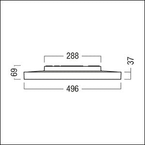 Zumtobel Group - Decken-/Wandleuchte LED-Wand-u.Deckenleuchte LANOSL4600 #42188207 940