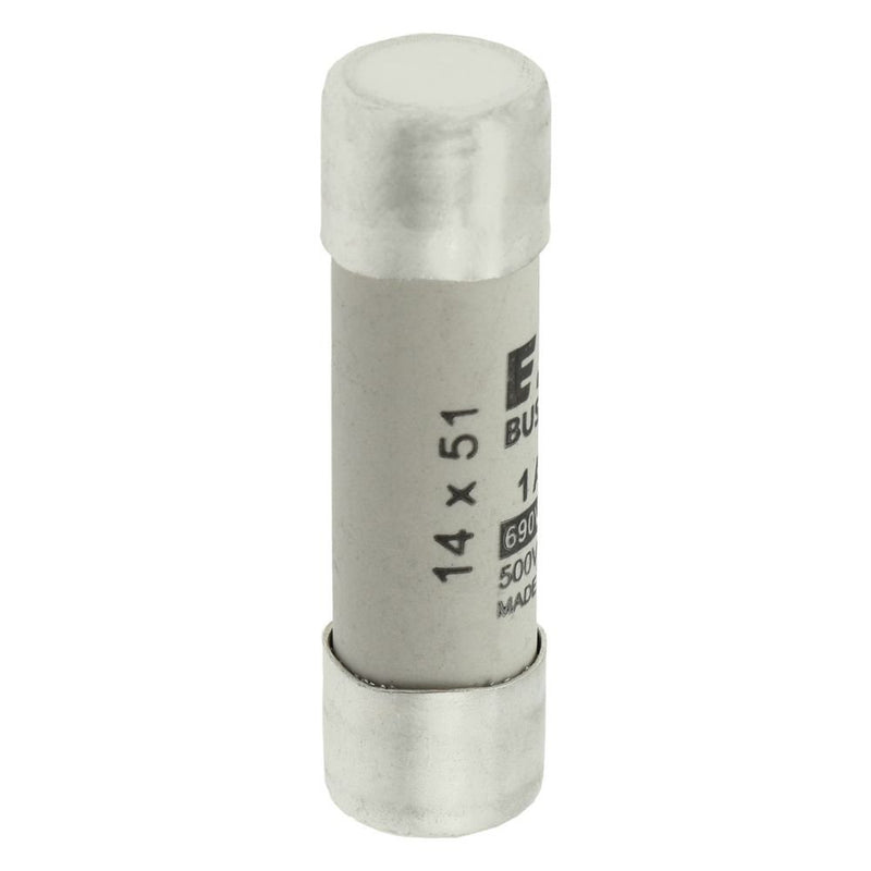 Eaton - Zylindrische Sicherung Sicherungseinsatz Nieders. CYLINDRICA#C14G1 1A AC 690V 80kA − 10 Stück