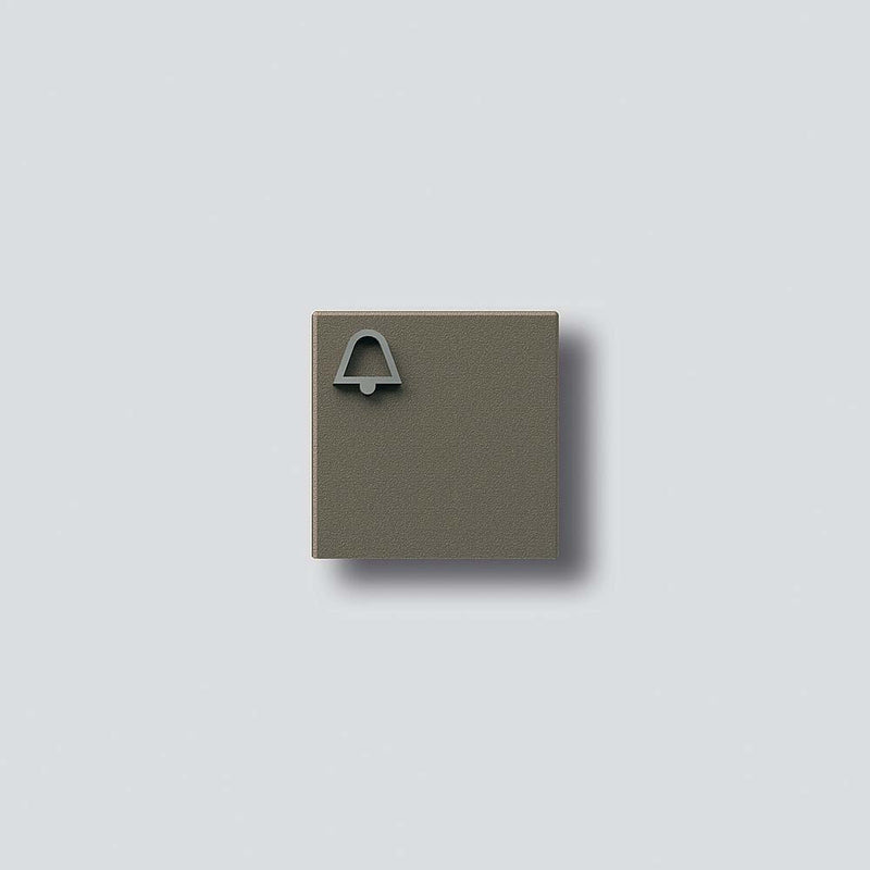 Siedle&Söhne - Zubehör/Ersatzteile für Türkommunikation Klingeltaste Bernst-Glim 200029946-00 mit Glockensymbol − 1 Stück