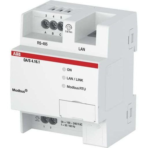 ABB Stotz S&J - Bussystem-Energiemanagement Energie Analyzer Modbus QA/S4.16.1 RTU, 16 Teiln.REG