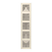 Jung - Abdeckrahmen Rahmen 5-fach LC 985 245 blanc ivoire