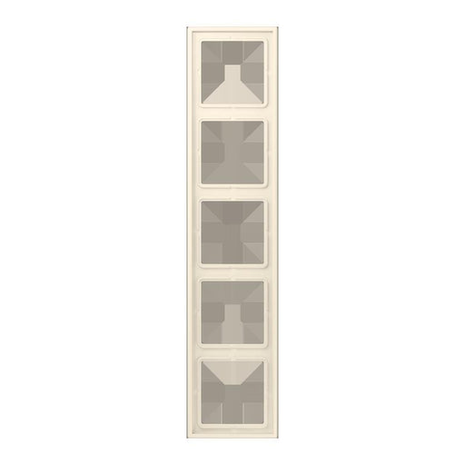Jung - Abdeckrahmen Rahmen 5-fach LC 985 245 blanc ivoire