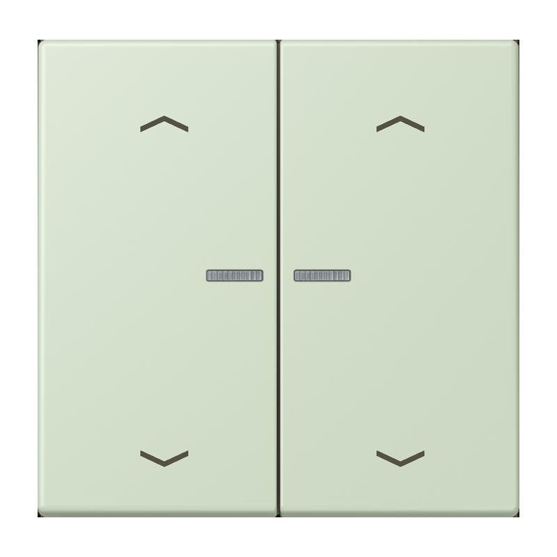 Jung - Bedienelement intelligent Taster mit Pfeilsymbolen BT LC 17102 P 218 vert anglais pale
