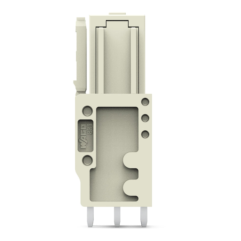 WAGO - Leiterplattensteckverbinder THT-Federleiste gerade 831-3502 Maß 7,62mm,lgr − 48 Stück