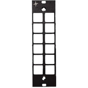 Telegärtner - Moduleinsatz für Patchpanel LWL 3 HE/7 TE Frontplatte 100021452 6xSC-D, LC Quad
