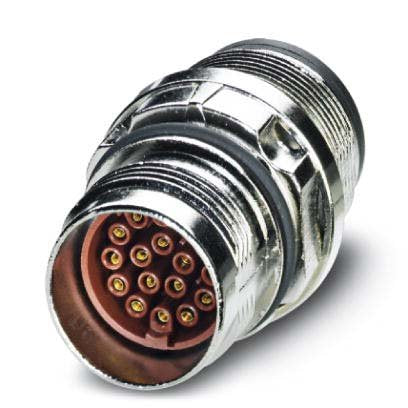 Phoenix Contact - Rundsteckverbinder, feldkonfektionierbar (Industriesteckverbinder) Gerätesteckverbinder ST-08S1N8A6100S Vorderwand