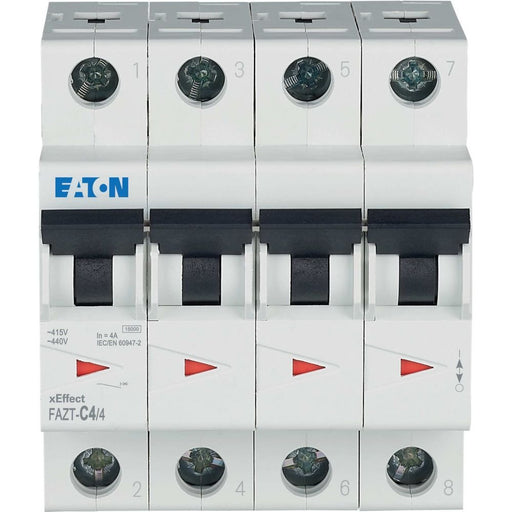 Eaton - Leitungsschutzschalter FAZT-C4/4 4A Charakt.: C