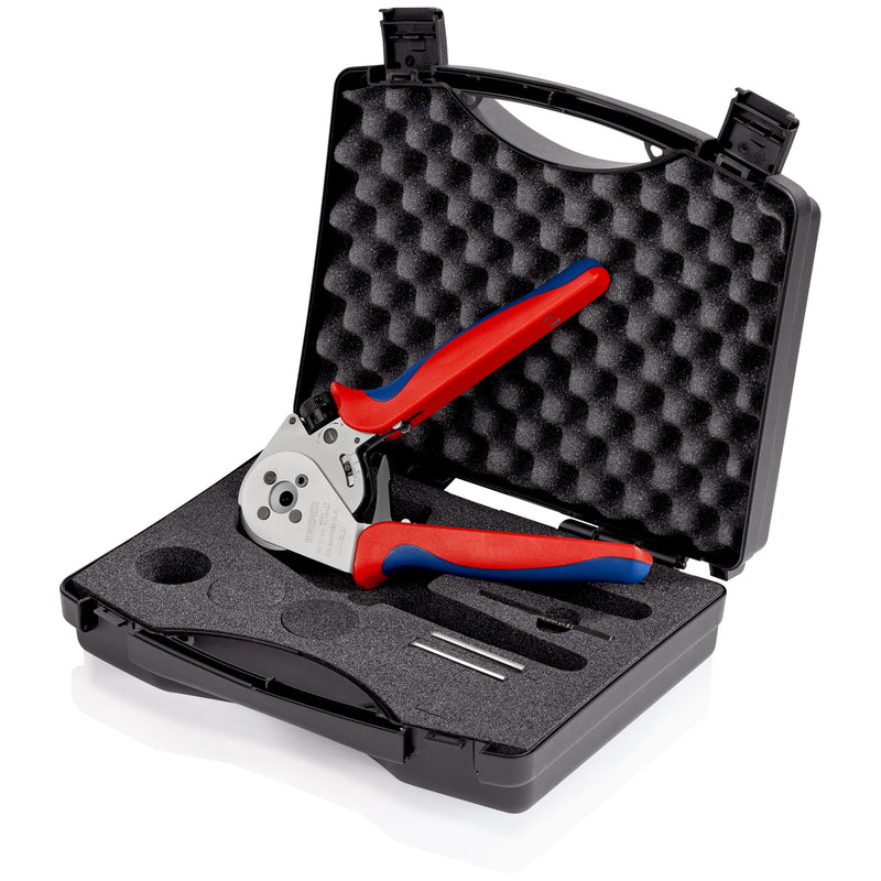 Knipex - Presswerkzeug Kabelschuhe/Verbinder, Aderendhülsen, Schirmanschluss Vierdornpresszange 97 52 65 230mm