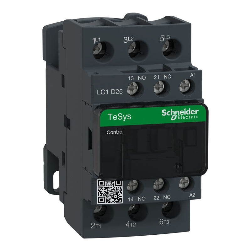 Schneider Electric - Leistungsschütz zum Schalten von Wechselstrom Leistungsschütz LC1D25FC7 3-polig, 1S, 1Ö