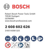 Bosch - Trenn-/Schleifscheibe Diamanttrennscheibe 2608602626 Standard for Asphalt