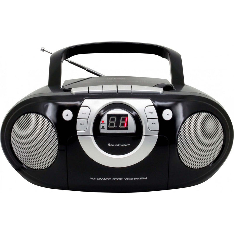 Soundmaster - CD-Player portable CD-Boombox SCD5100SW sw UKW,Kassettenplayer