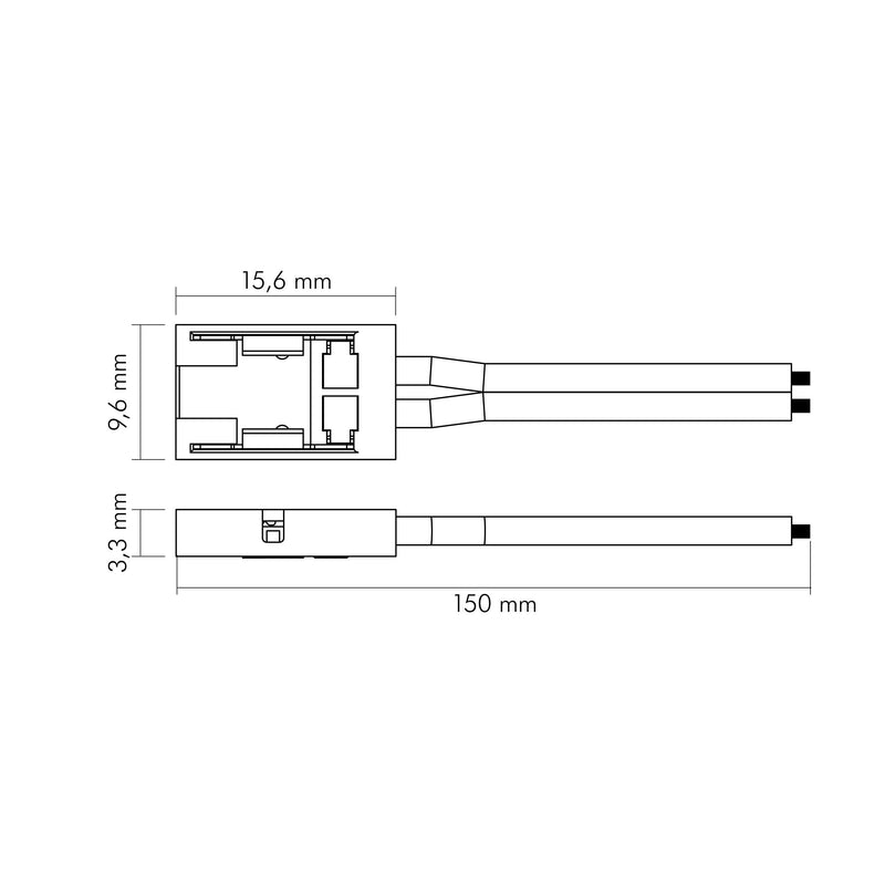Nobile - Zubehör/Ersatzteile für Lichtschlauch/-band Anschlußkabel 5er Set 5011520015