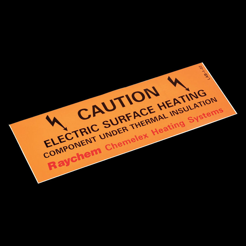 Chemelex - Warn-/Hinweisschild Warnschild LAB-I-02 Install.unt.Dämmung
