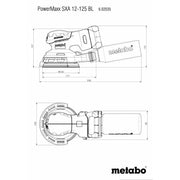 Metabowerke - Exzenterschleifer (Akku) Akku Exzenterschleifer 602035840