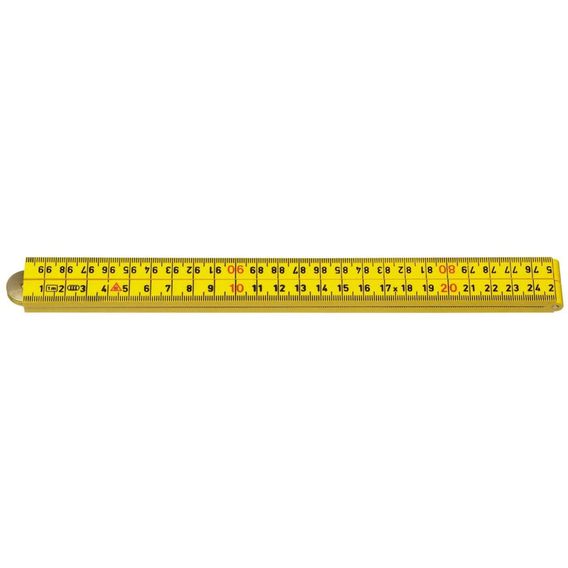 Hultafors - Gliedermaßstab Glasfasergliedermassstab G59-1-4-12 GU gelb − 10 Stück