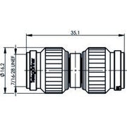 Telegärtner - Koax-Kupplung TNC-Kupplung (M-M) 100023834 Sti-Sti, 50 Ohm