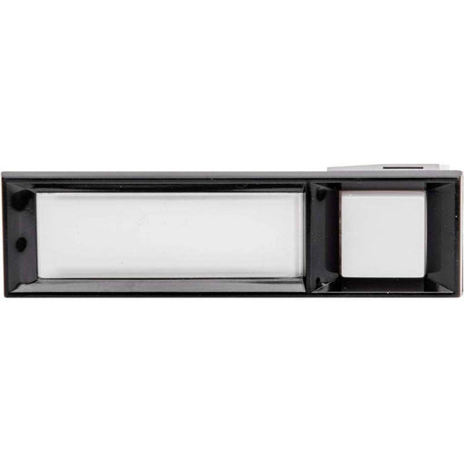 Renz Metallwaren - Klingeldrücker Kombitaster Seko LT 97-9-85089 Kunststoffrand sw