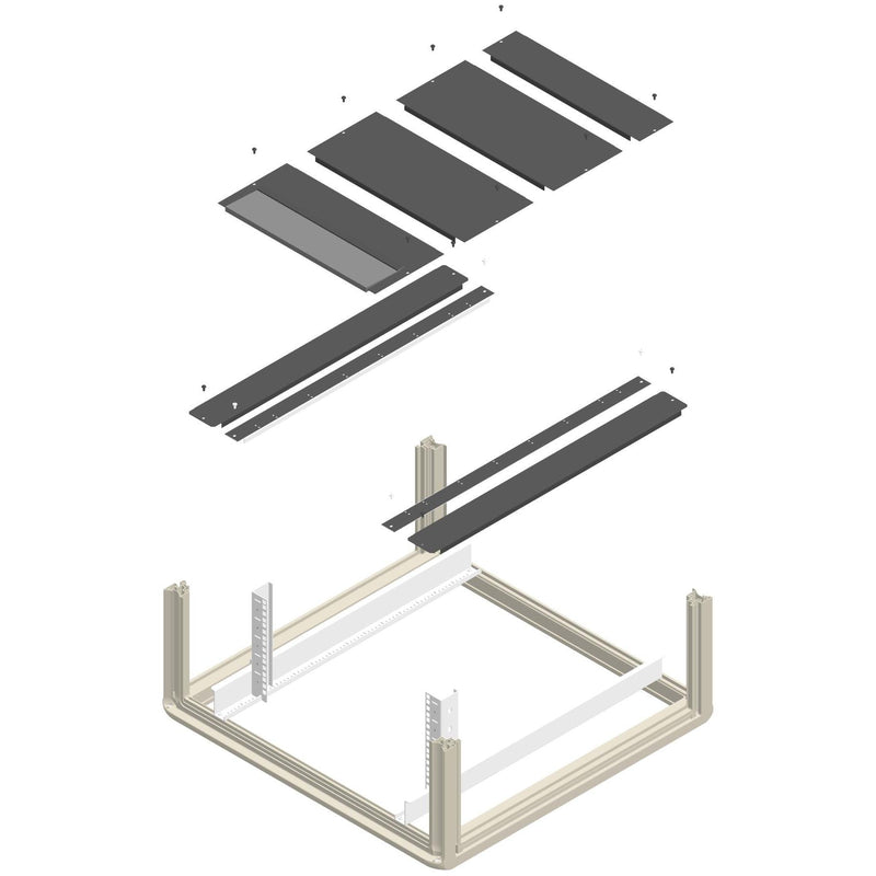 Enoc - Komponente für den Ausbau (Schaltschrank) Bodenblechpaket BPP 812 X1-S 800x1200mm
