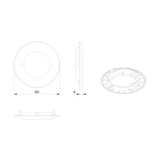 BEG Brück Electronic - Zubehör/Ersatzteile für Bewegungsmelder Abdeckring 92384 schwarz