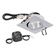 EVN Lichttechnik - Downlight/Strahler/Flutlicht P-LED Deckeneinbauleuchte PC24N61140 4000K 230V quad.chr