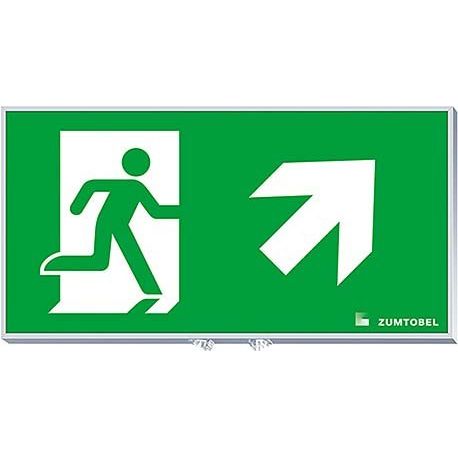 Zumtobel Group - Piktogramm für Not-/Hinweisleuchte Rettungszeichen PURESIGN150#22900413 AW/EW RZ-1RO ERI