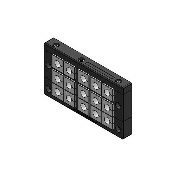 Icotek - Einführungsflansch für Kleingehäuse/Schaltschrank Kabeleinführungsleiste KEL 24/15-E