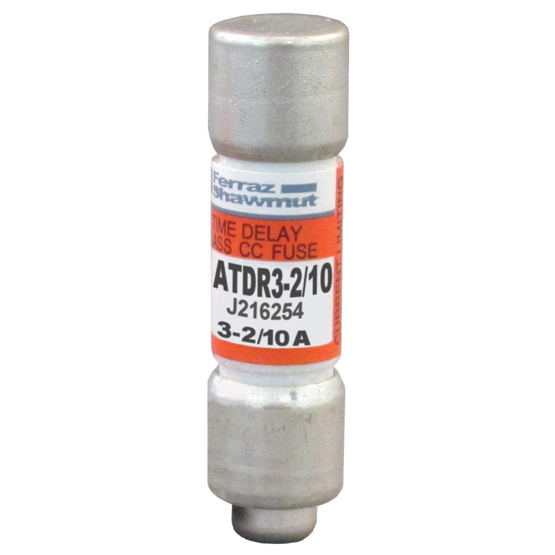 Mersen - Zylindrische Sicherung Sicherungseinsatz Class CC ATDR3-2/10 T 10x38 3,2A − 10 Stück