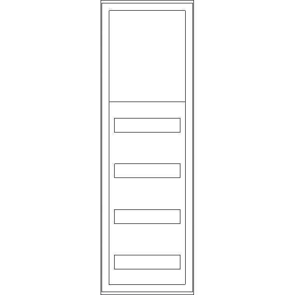 ABN - Gehäuse/Schaltschrank (leer) Wandgehäuse SP16RK042 IP54 SK2 schutzisol