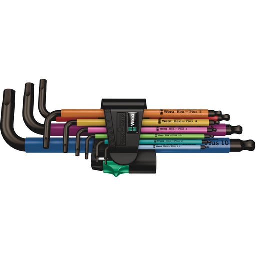 Wera - Innensechskantschlüsselset Winkelschlüsselsatz 950/9Hex-Plus