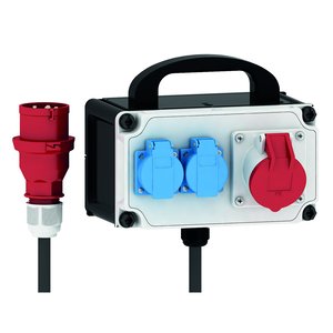 Bals Elektrotech - CEE-Steckdosen-Kombination (IEC 60309) Steckdosen-Kombination 85006 Größe S,H07RN-F5G2,5