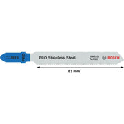 Bosch - Stichsägeblatt PRO Stainless Steel 2608636497 T118EFS