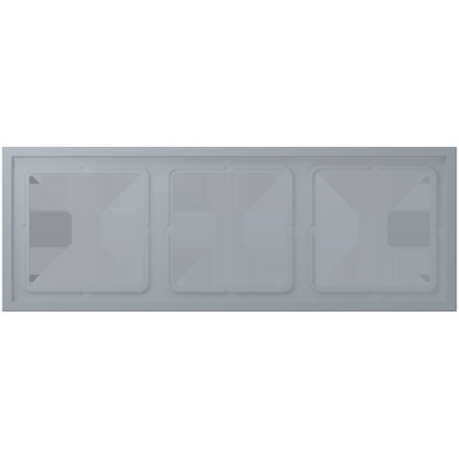 Jung - Abdeckrahmen Rahmen 3-fach LCZ 983 BF 257 gris clair 59