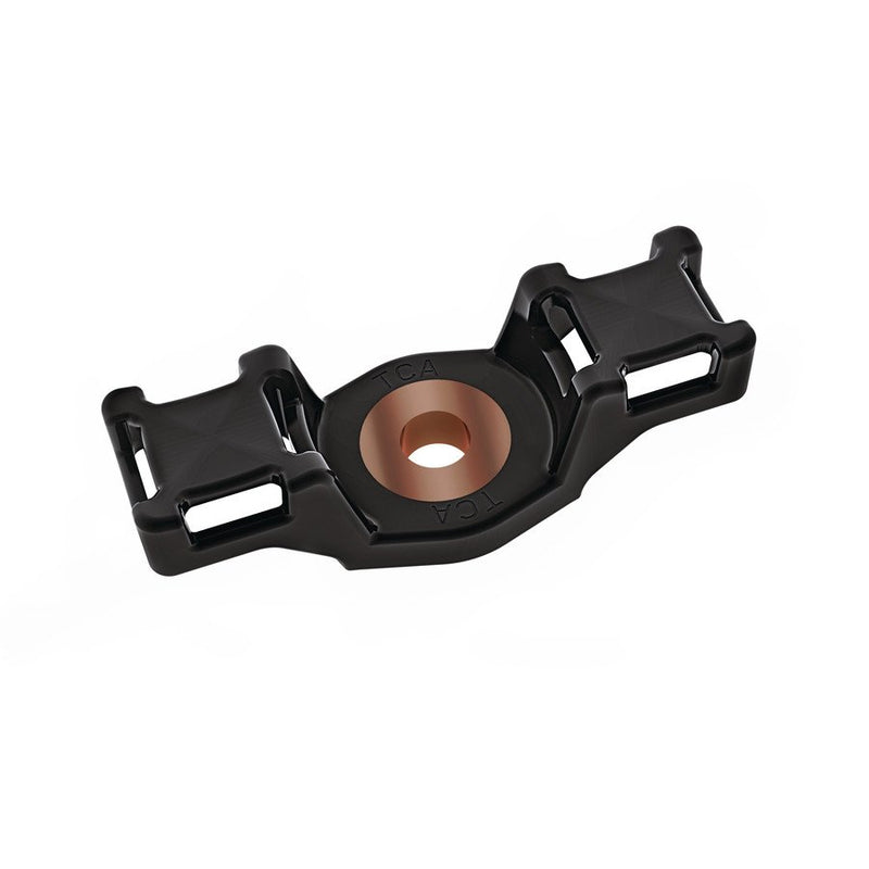 HellermannTyton - Befestigungssockel und -element für Kabelbinder Kabelhalter HDM375BDM4W 89x34,5mm schwarz − 100 Stück