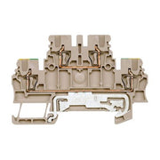 Weidmüller - Schutzleiter-Reihenklemme Doppelstockklemme ZDK 1.5DU-PE 1,5qmm − 100 Stück