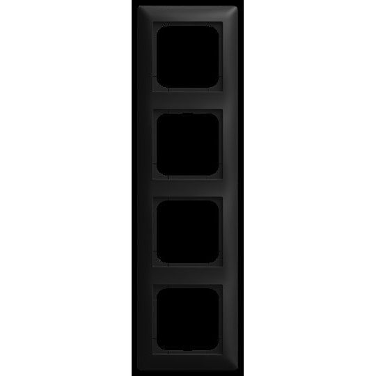 Busch-Jaeger - Abdeckrahmen 1724-915 4-fach schwarz