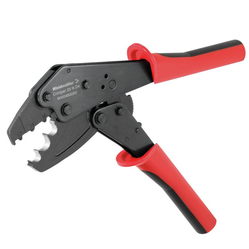 Weidmüller - Presswerkzeug Kabelschuhe/Verbinder, Aderendhülsen, Schirmanschluss Crimpwerkzeug CRIMPER 25 N D4 RedLine