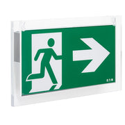 Ceag Notlichtsysteme - Sicherheitsleuchte LED-Rettungszeichenleuchte CrystalWay 19021CG-S RAL 9003 IP42 20m
