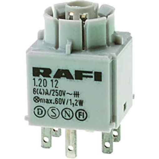 Rafi - Hilfsschalterblock Kontaktelement 1.20.123.014/0000 − 10 Stück